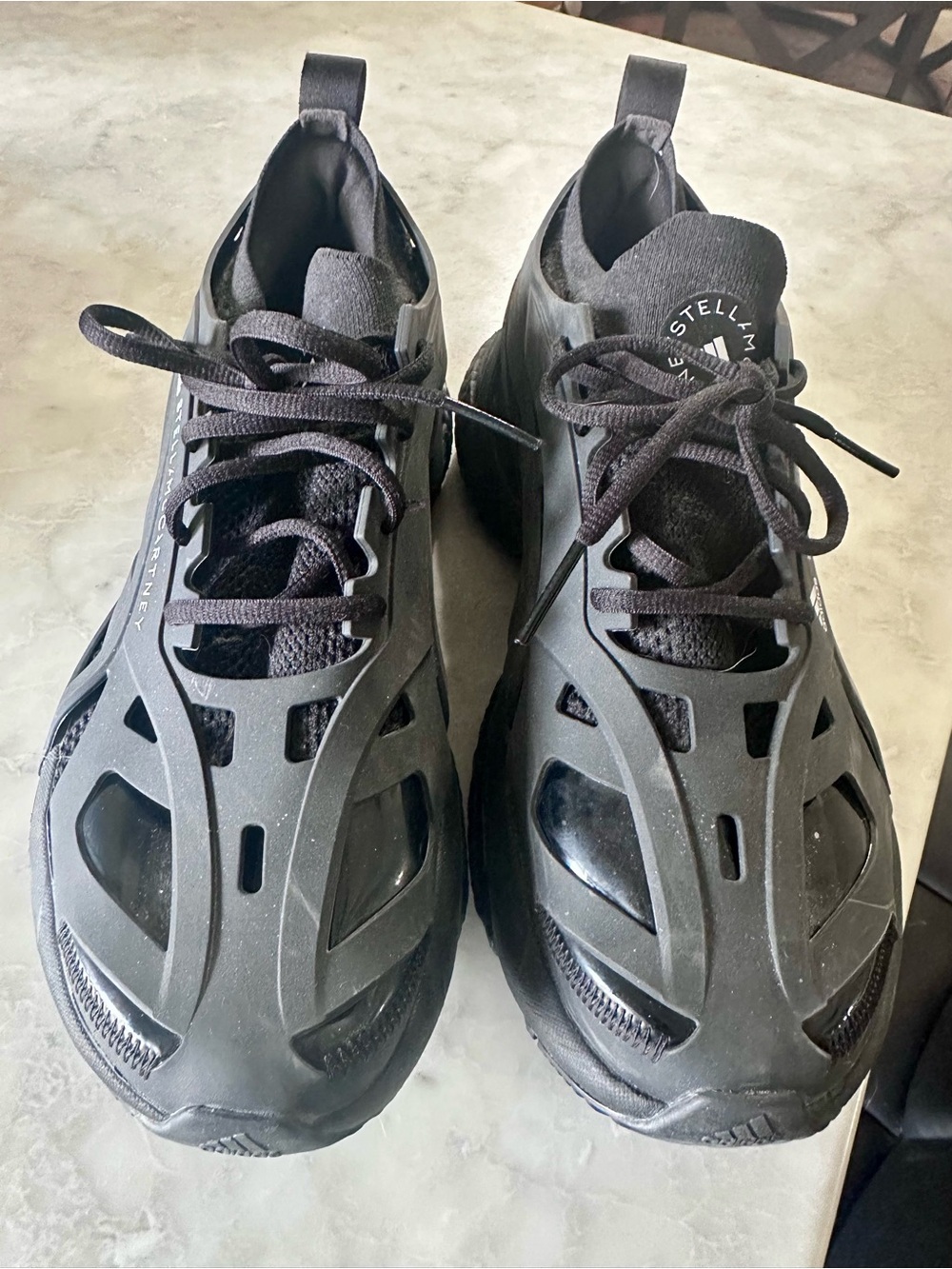 Stella McCartney Black Sculptural Athletic Sneakers